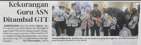 Kekurangan Guru ASN Ditambal GTT