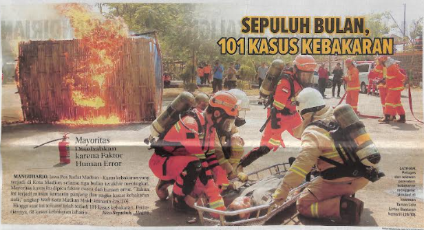 Sepuluh Bulan, 101 Kasus Kebakaran, Mayoritas Disebabkan Karena Faktor Human Error