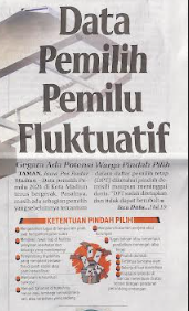 Data Pemilih Pemilu Fluktuatif, Gegara Ada Potensi Warga Pindah Pilih