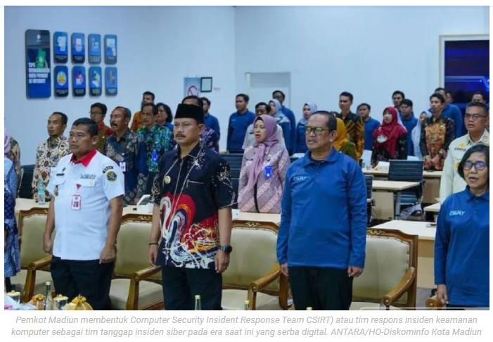Pemkot Madiun bentuk CSIRT guna perkuat keamanan data digital