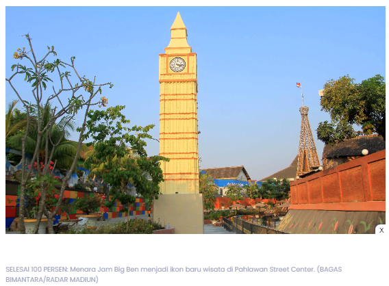 London Sedekat Itu dari Kota Madiun, Replika Big Ben Jadi Ikon Baru PSC