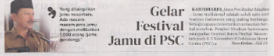 Gelar Festival Jamu di PSC