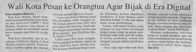 Wali Kota Pesan ke Orangtua Agar Bijak di Era Digital