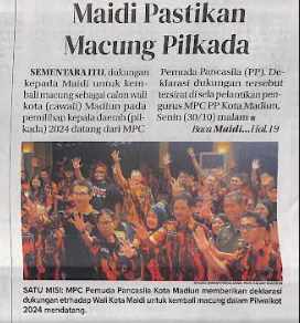 Maidi Pastikan Macung Pilkada
