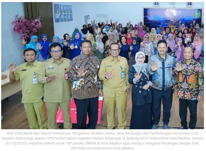 Pemkot Madiun gandeng OJK beri literasi keuangan pelaku UMKM
