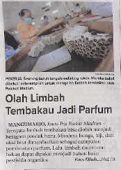 Olah Limbah Tembakau Jadi Parfum