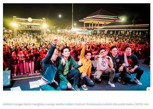 Pecah! Anak-Anak Muda Madiun Unjuk Kreativitas di Festival 76 Indonesia Adalah Kita