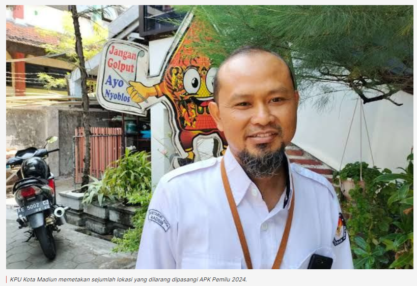 Ini Lokasi yang Dilarang Dipasangi APK Pemilu 2024