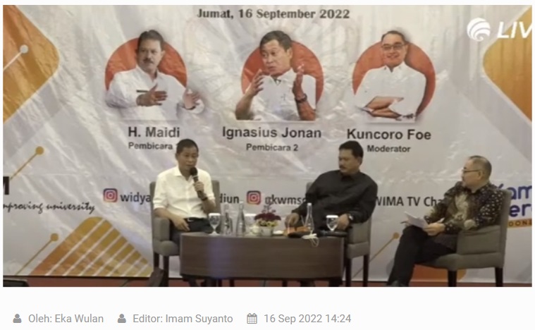 Walikota Madiun  Sebut Satu Anggaran Pembangunan, Enam Fungsi