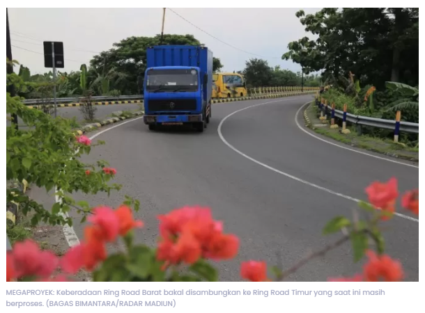 2024 Ring Road Timur Mulai Direalisasi, Pemkot Madiun Siapkan Anggaran Pembebasan Lahan