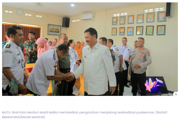 Ingin Tingkatkan Kualitas Pelayanan Kesehatan, Ini Pesan Wali Kota Maidi untuk Nakes Puskesmas