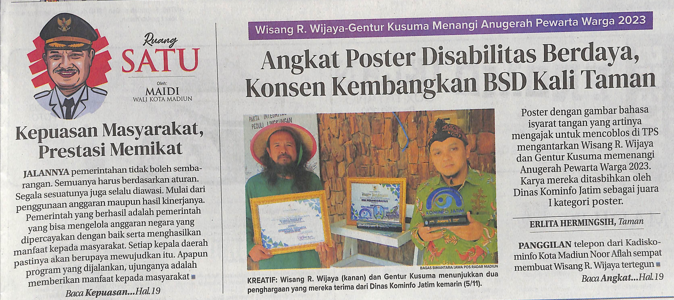 Ruang Satu Kota Madiun, Kepuasan Masyarakat, Prestasi Memikat.