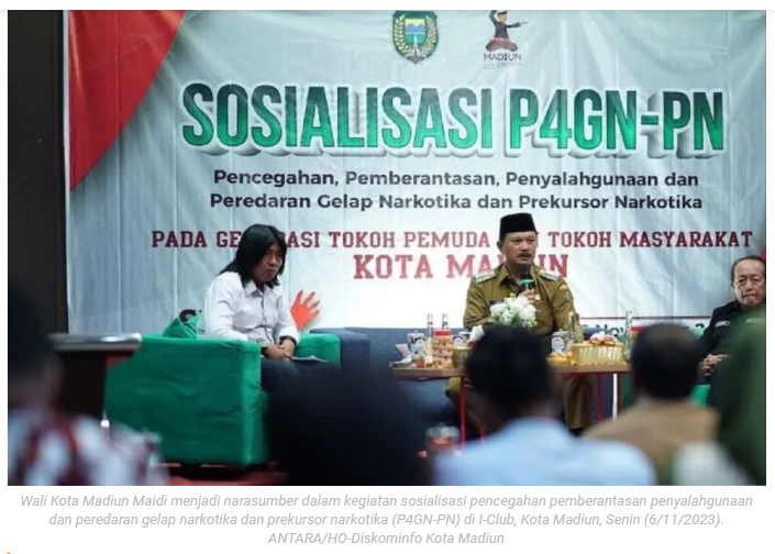 Wali Kota Madiun Maidi ingatkan siswa tak penasaran pakai narkoba