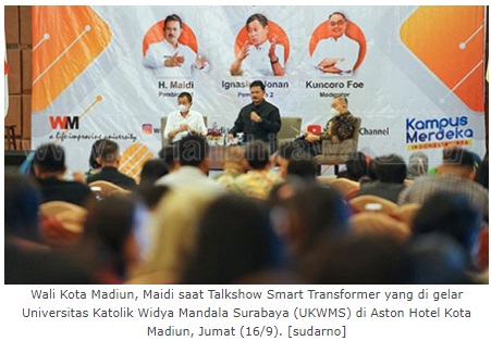 Wali Kota Maidi Sebut Mahasiswa sebagai Agen Perubahan
