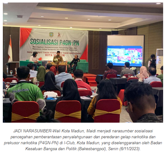Wali Kota Madiun Minta Generasi Muda Jauhi Narkoba