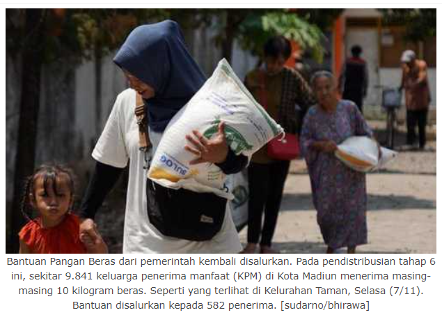 Pemerintah Kembali Salurkan 9.841 KPM di Kota Madiun
