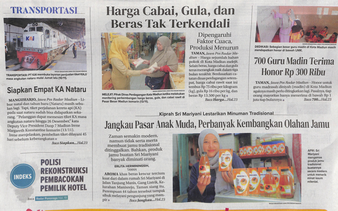 Harga Cabai, Gula dan Beras Tak Terkendali