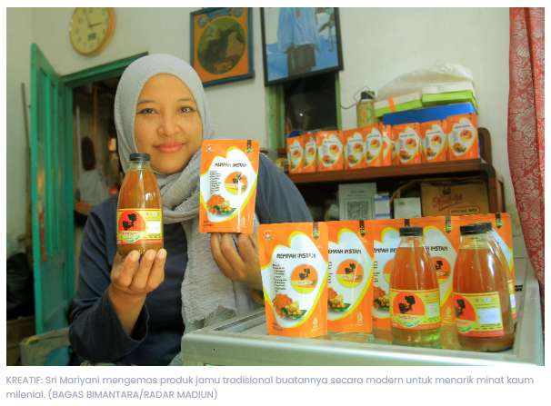 Sri Mariyani Lestarikan Jamu dengan Cara Kreatif, Sukses Jangkau Pasar Anak Muda