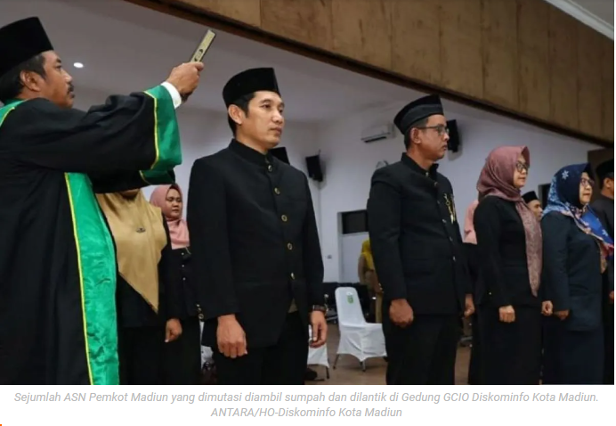 Wali Kota Madiun Maidi mutasi sejumlah pejabat pemkot