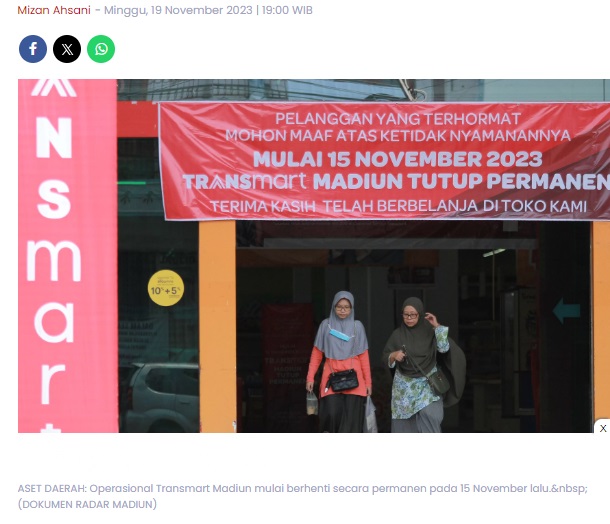 Wow! Nilai Aset Lahan-Bangunan Transmart Rp 92,8 Miliar, Siapa Bakal Sewa Selanjutnya?