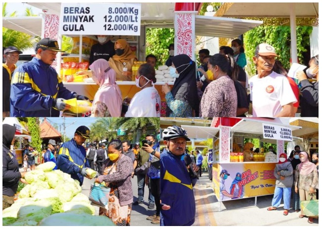 Tekan Inflasi, Walikota Madiun Bantu Sediakan Sembako Murah