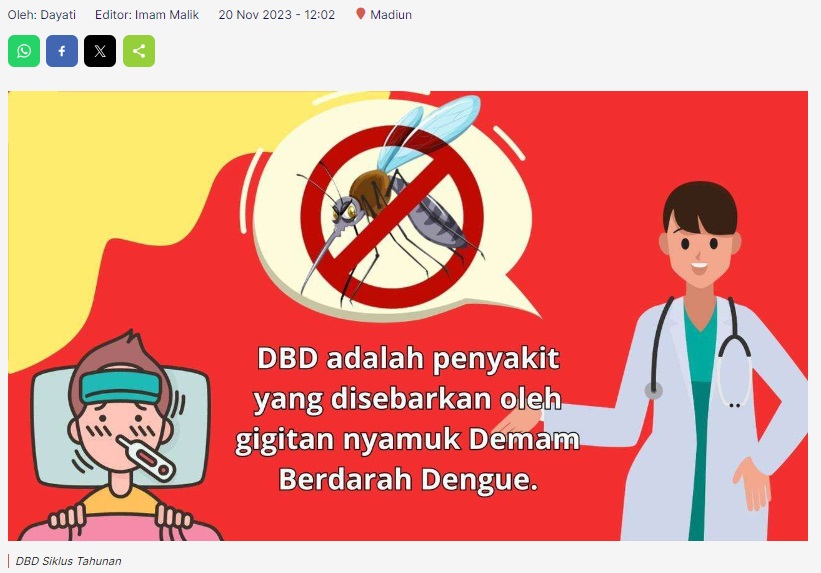 Waspadai DBD di Musim Penghujan