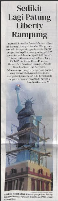 Sedikit Lagi Patung Liberty Rampung