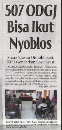 507 ODGJ Bisa Ikut Nyoblos, Suara Rawan Dimobilisasi, KPU Gerakan Sosialisasi