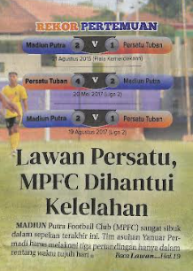 Lawan Persatu, MPFC Dihantui Kelelahan