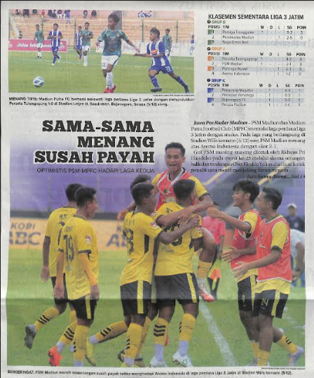 Sama-sama Menang Susah Payah, Optimis PSM-MPFC Hadapi Laga Kedua