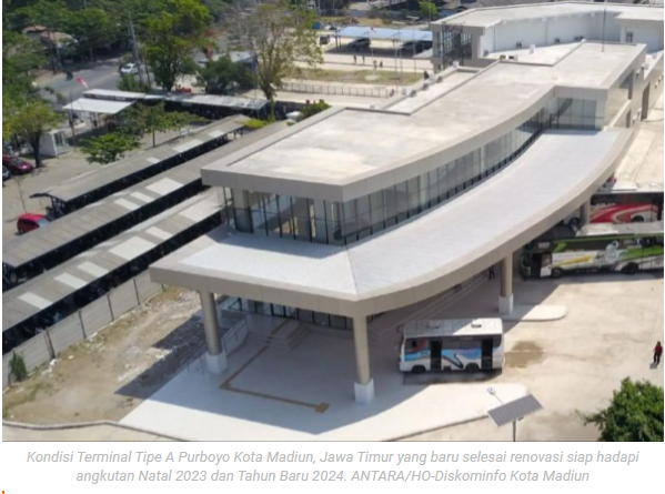 Terminal Kota Madiun siapkan sarpras hadapi angkutan Natal dan Tahun Baru