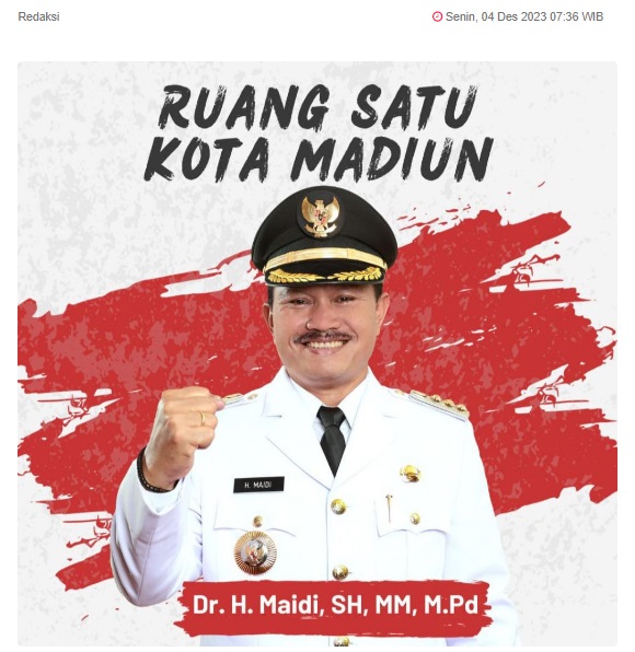 Ruang Satu Kota Madiun, 333 Penghargaan dan Prestasi