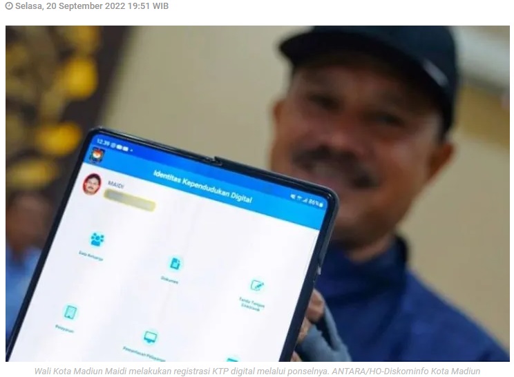 Pemkot Madiun mulai terapkan KTP digital