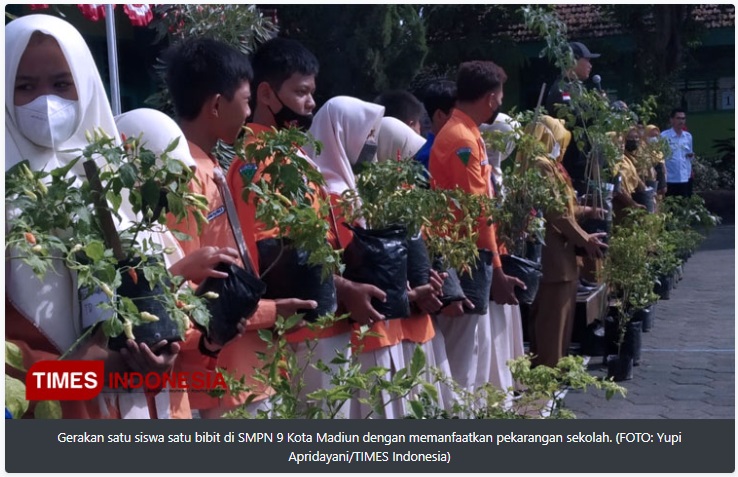 Mandiri Hadapi Inflasi, Wali Kota Madiun Maidi Dorong Warga Tanam Sayur dan Cabai