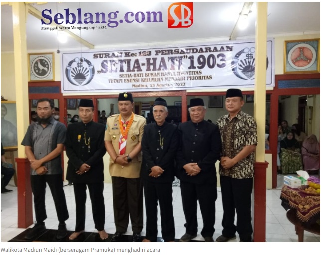 Walikota Madiun Hadiri Acara Suran Persaudaraan Setia Hati 1903 Ke. 123
