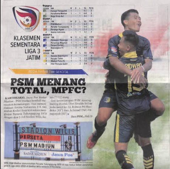 Beda Nasib Tim Sekota, PSM Menang Total, MPFC?