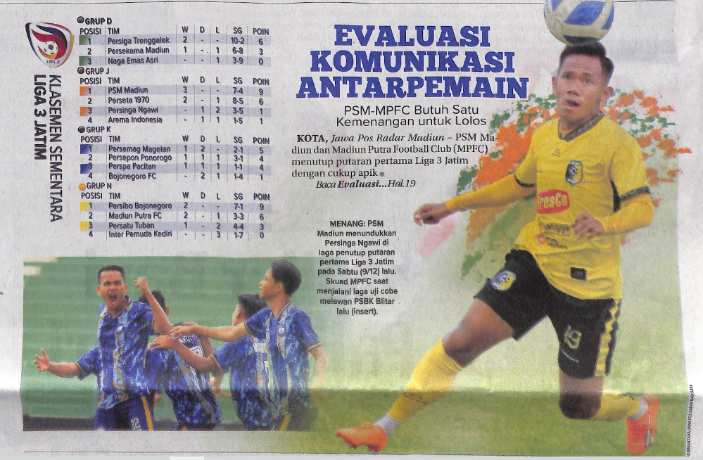 Evaluasi Komunikasi Antar Pemain, PSM-MPFC Butuh Satu Kemenangan untuk Lolos