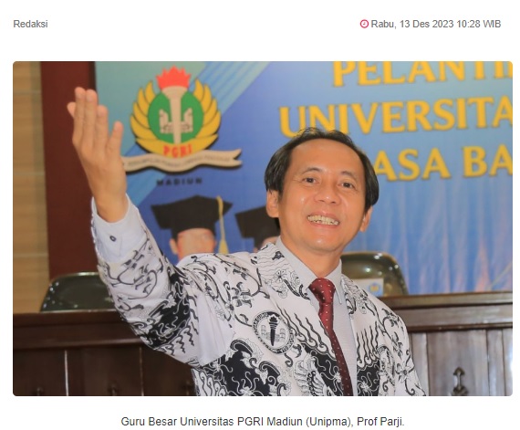 Akademisi Nilai Soeko Cocok Jadi Pj Wali Kota Madiun