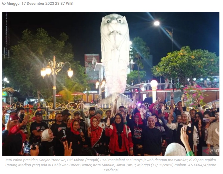 Atikoh apresiasi inovasi Pemkot Madiun kemas tampilan "Pahlawan Street Center"