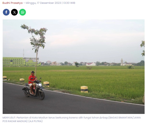 Wali Kota Madiun Sulap Lahan Tidur Jadi Lebih Produktif untuk Jaga Stabilitas Pangan dan Tekan Inflasi, Maidi: Kota Madiun Ranking Satu di Jatim