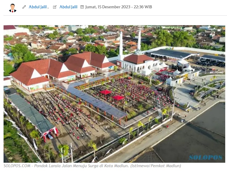 Telan Anggaran Rp9,4 Miliar, Pondok Lansia di Madiun Akhirnya Diresmikan