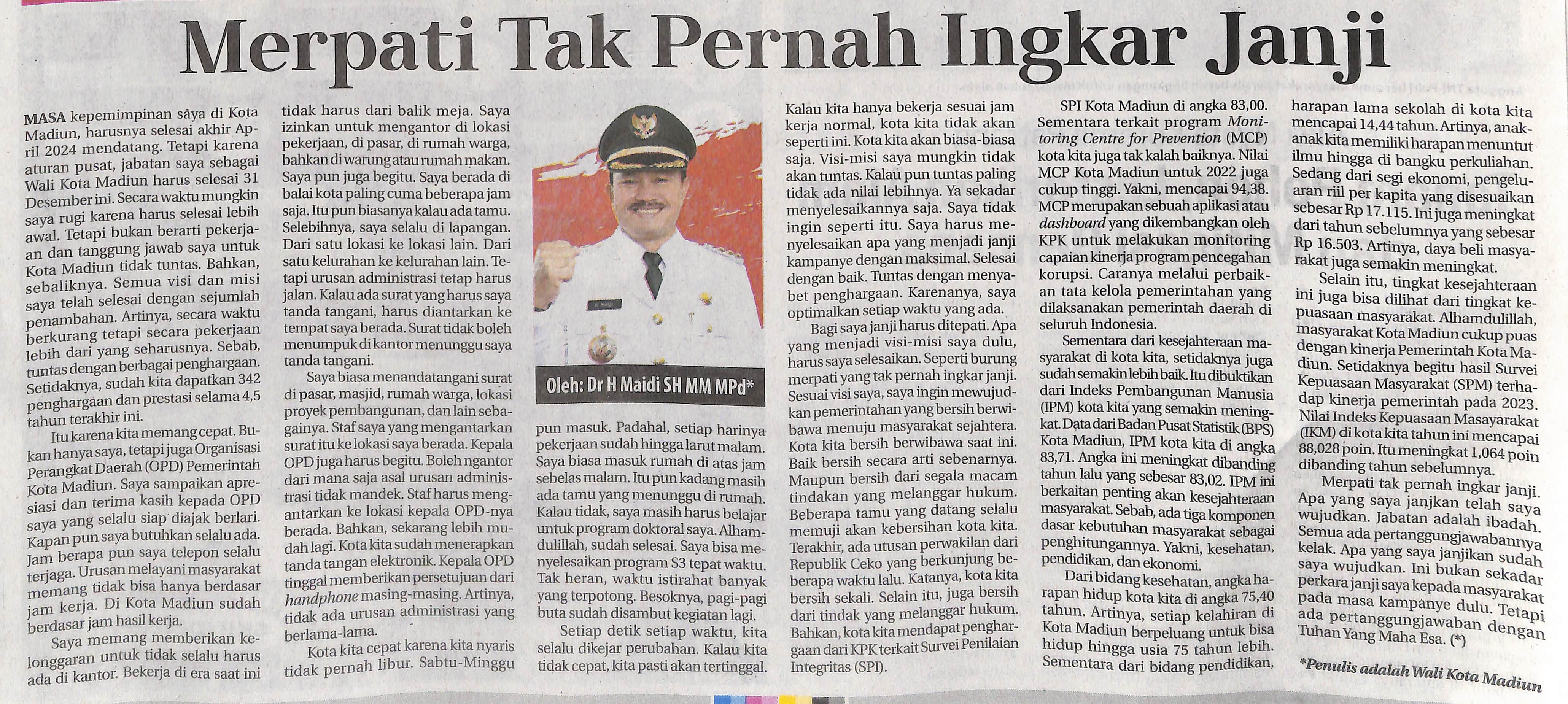 Merpati Tak Pernah Ingkar Janji