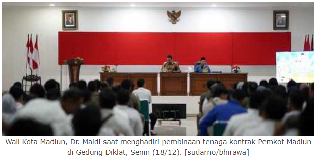 Wali Kota Madiun Siapkan Skema Optimalisasi Kinerja Pegawai