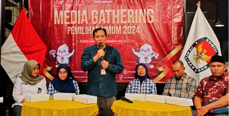 KPU Kota Madiun Gelar Media Gathering Pemilu 2024