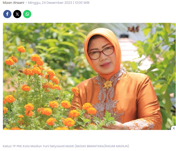 Ketua TPP PKK Kota Madiun Yuni Maidi: Perempuan Harus Kreatif dan Inovatif