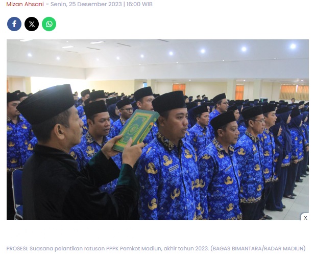 Hore! Formasi Calon PPPK Kota Madiun 2024 Bakal Perbanyak Posisi Teknis