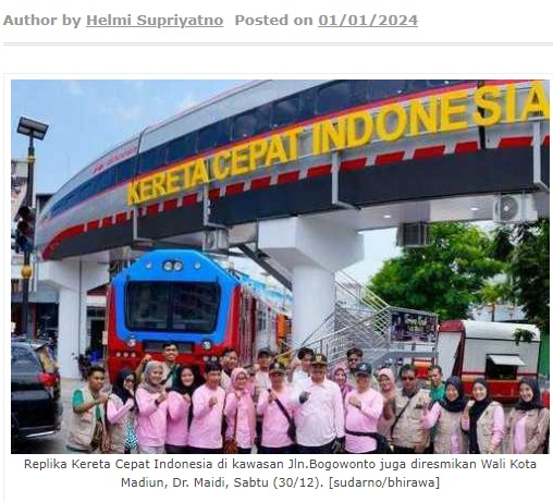 Replika Monas dan Kereta Cepat Bogowonto Diharapkan Jadi Magnet Wisatawan