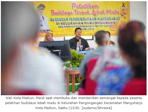 Wali Kota Madiun: Budidaya Lebah Sejalan dengan Kota Sejuta Bunga