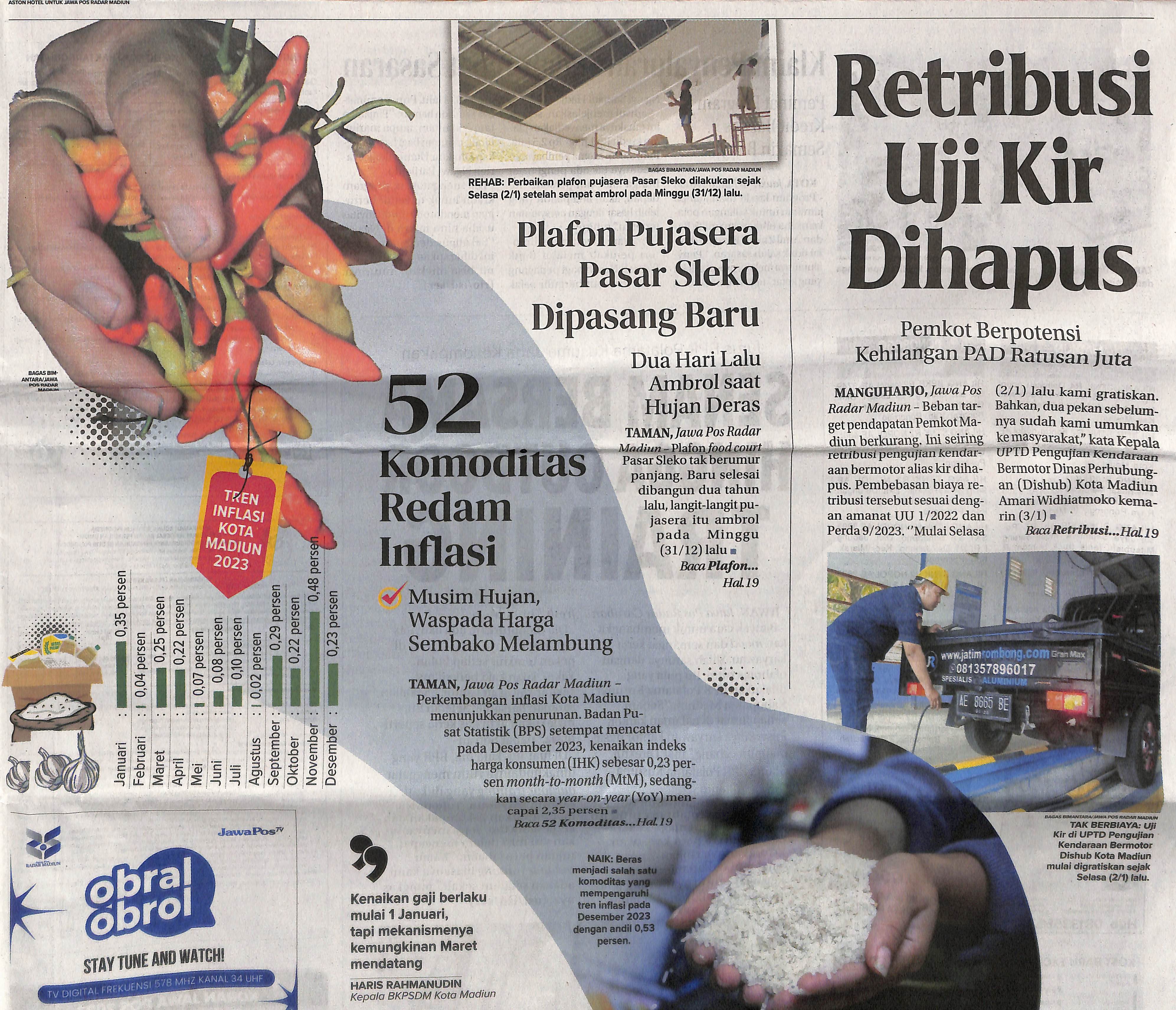Retribusi Uji Kir Dihapus, Pemkot Berpotensi Kehilangan PAD Ratusan