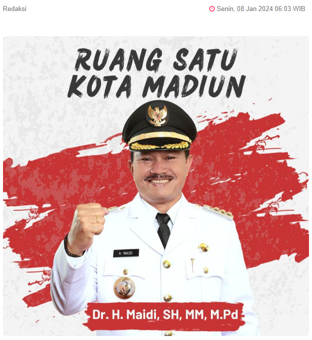 Ruang Satu Kota Madiun, Semangat Berlipat 2024